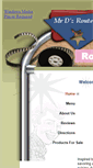 Mobile Screenshot of mrdzrt66diner.com