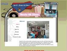 Tablet Screenshot of mrdzrt66diner.com
